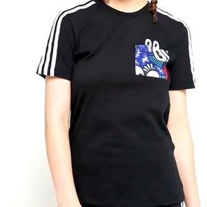 Women’s Adidas Trefoil Tee Sz L